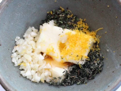 Ingredients to Make Garlic Herb Butter